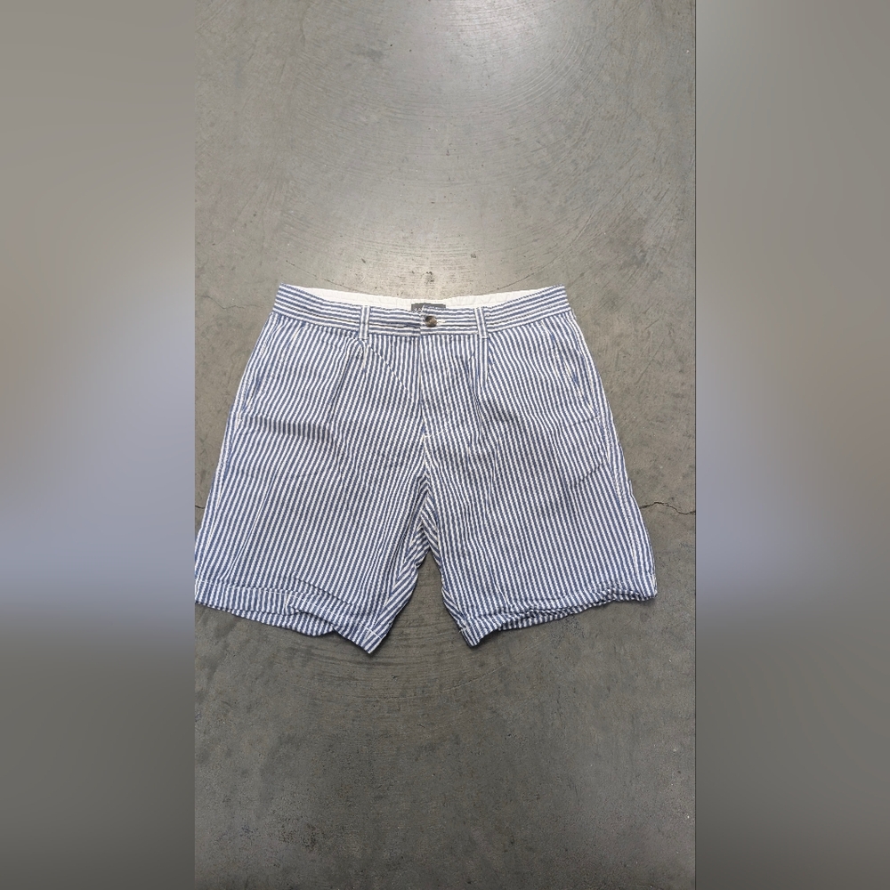 Slate & Stone Striped Gray Shorts, Size 34